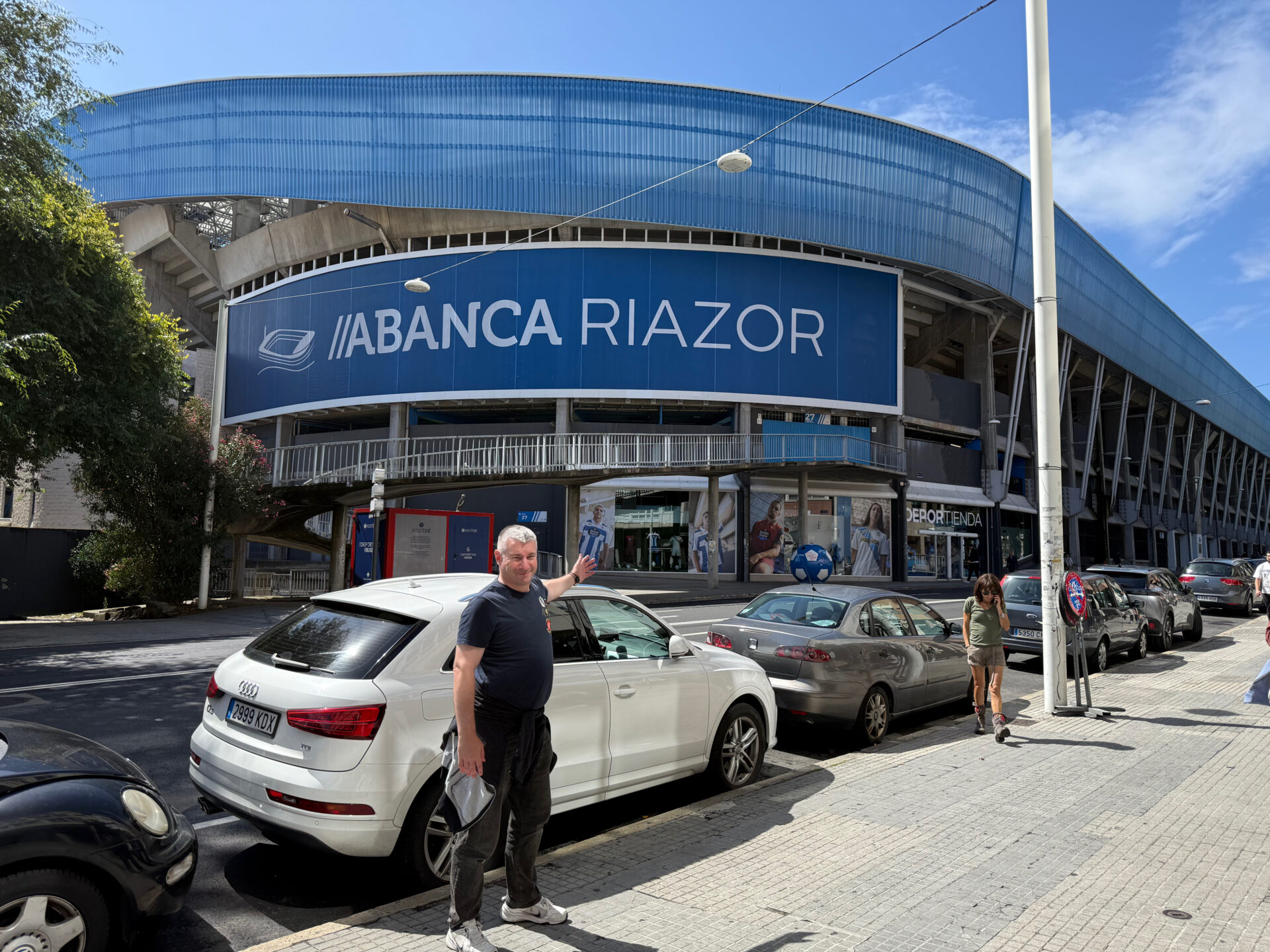 Riazor Stadium in La Coruña