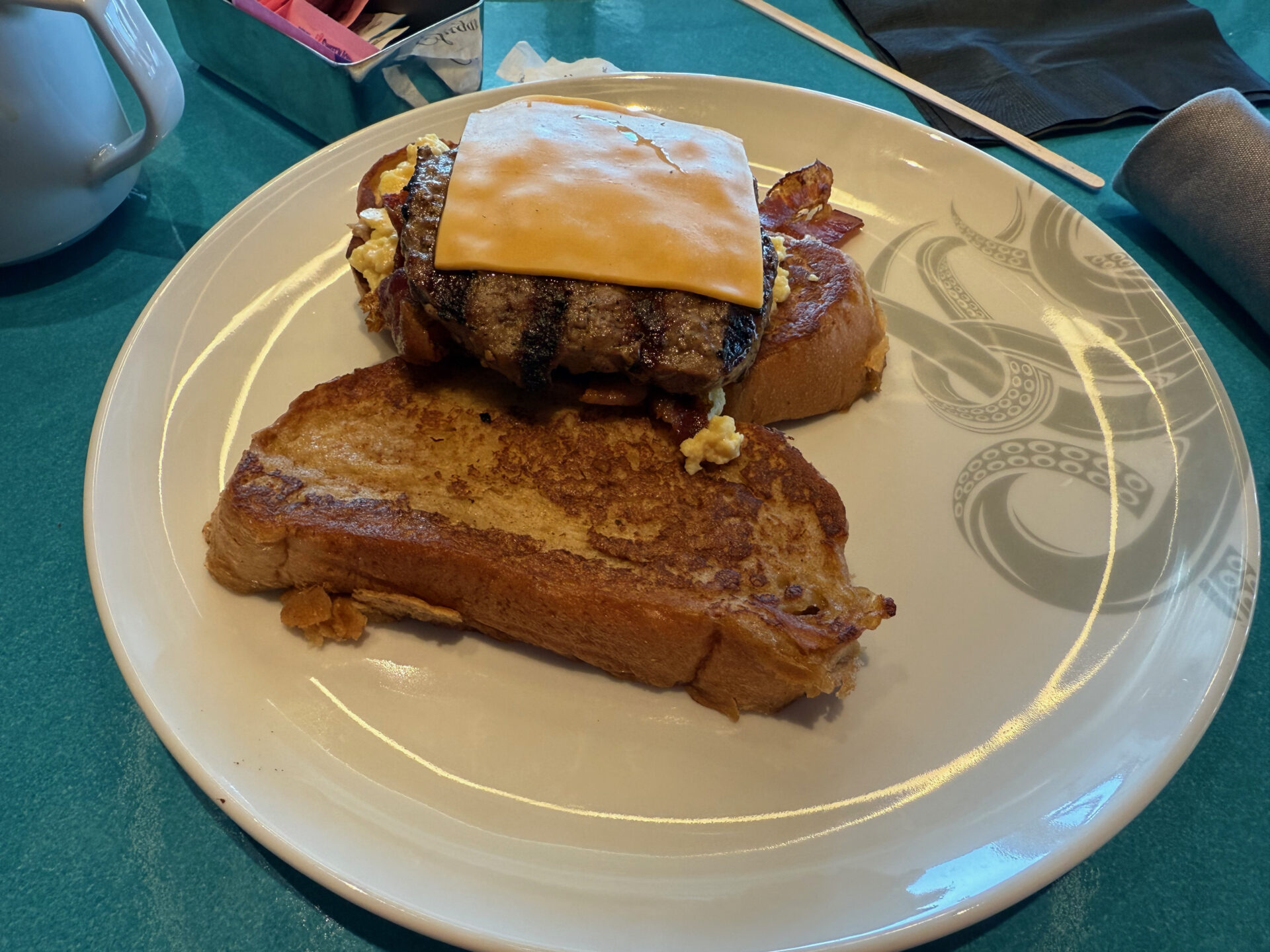 French Toast Burger from The Galley